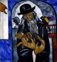 Rabbi with Cat