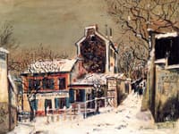 The Lapin Agile in the Snow