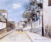 Rue de Mont Cenis in Montmartre