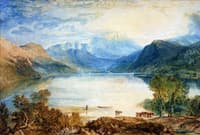 Ullswater Lake from Gowbarrow Park, Cumberland