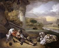 Landscape with a Sherpherd Boy