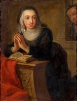 Kneeling Nun, Verso