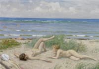 Girls on the beach, Båstad