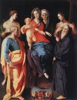 Madonna and Child with Saint Anne and Four Saints