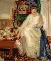 Peggy in Blue and White