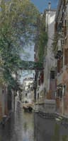 A Venetian Canal Scene