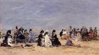 Trouville, Beach Scene
