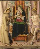 The Virgin and Child with Saints Francis and Sebastian