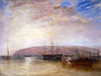 Shipping off East Cowes Headland