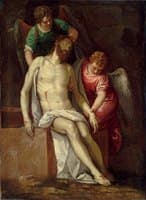 The Dead Christ Supported by Angels