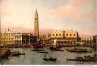 View of the Doge's Palace in Venice