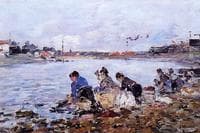 Laundresses on the Banks of the Touques