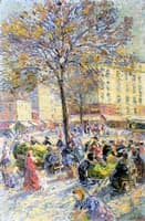 Market on the Corner of the Faubourg
