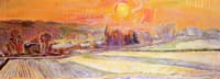 Sunset and Snow over Orsay