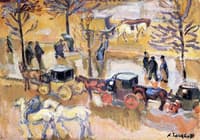 Coachmen Waiting in Place du Maine