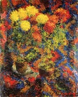 Chrysanthemums on an Oriental Carpet