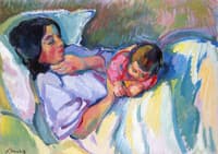 Madame Tarkhoff and Her Child