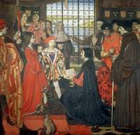 Erasmus and Thomas More Visit the Children of King Henry VII at Greenwich, 1499