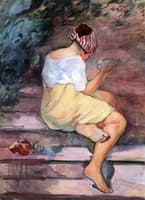 Girl with Dove