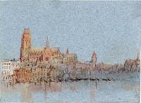 Orléans, Cathedral from the Left Bank of the Loire