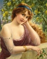 Girl by the Lemon Tree