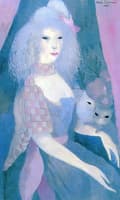 Woman with Cats