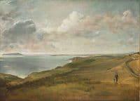 Weymouth Bay from the Downs above Osmington Mills