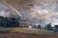 Landscape Study:  Cottage and Rainbow