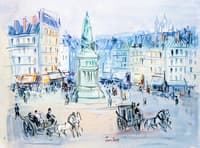 Paris, place Clicny