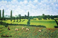 Landscape with Sheep