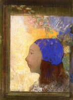 Girl with a Blue Bonnet