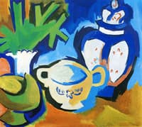 Still Life with Covered Vase