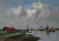 The Escaut River in Antwerp
