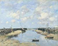 The Entrance to Trouville Harbour