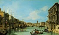 Venice:  The Grand Canal from the Palazzo Vendramin Calergi towards S. Geremia