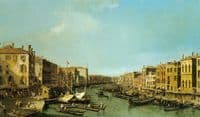 Venice:  The Grand Canal from the Rialto to the Palazzo Foscari