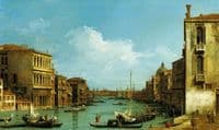 Venice:  The Grand Canal from Campo S. Vio Towards the Bacino