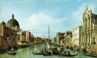 Venice:  The Grand Canal with the Scalzi and S. Simione Piccoli