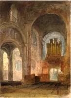 Oxford, The Interior of Christ Church Cathedral, Looking past the Crossing and Organ Screen into the Chancel