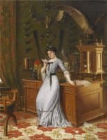 Girl with a letter
