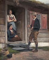 Conversation by the Door