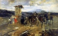 Stopping along the Way, Scene from Don Quixote