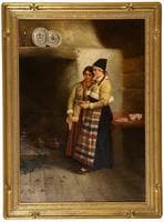 Two Women in an Interior