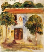 Trees in front of the House