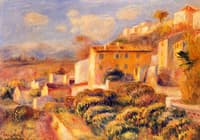 View of the Post Office, Cagnes