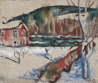 Landscape with Red House