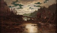 River with Saw Mill