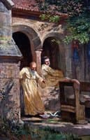 In the monastery garden