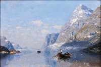 Boat on the Sognefjord