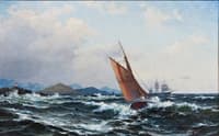The pilot boat Farsund on mission